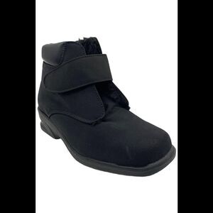 Toe Warmers Women's Michelle Strap Boot Black - Extra Wide